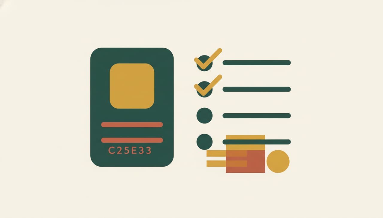 Google Business Profile checklist: a profile card beside a list of ticked items